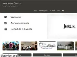 Sites similar to new-hope-church.org