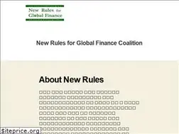 Sites similar to new-rules.org