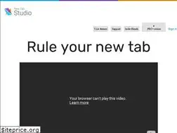 Sites similar to new-tab.studio