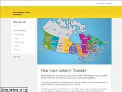 Sites similar to newareacodes.ca