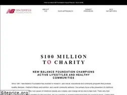 Sites similar to newbalancefoundation.org
