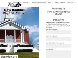 Sites similar to newbanklickbaptist.org