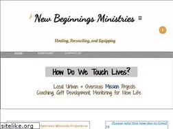 Sites similar to newbeginningsministries.com