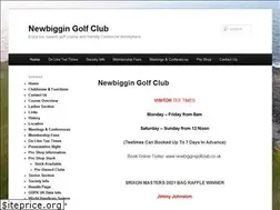 Sites similar to newbiggingolfclub.co.uk