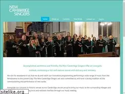 Sites similar to newcambridgesingers.org.uk