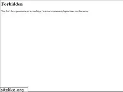 Sites similar to newcommunitybaptist.com