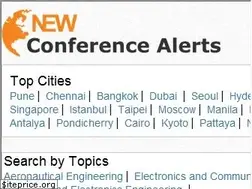 Sites similar to newconferencealerts.com