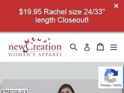 Sites similar to newcreationapparel.com