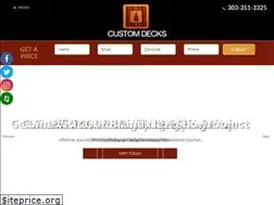 Sites similar to newcustomdecks.com