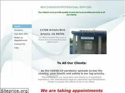 Sites similar to newdimensiontax.com