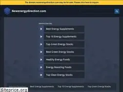 Sites similar to newenergydirection.com