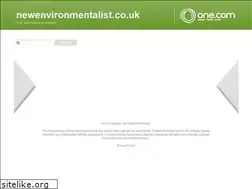 Sites similar to newenvironmentalist.co.uk