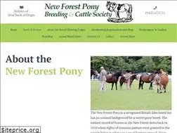 Sites similar to newforestpony.com