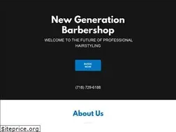 Sites similar to newgenerationbarbershop.net