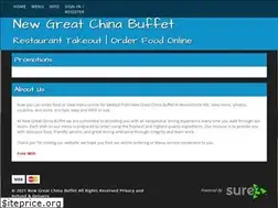 Sites similar to newgreatchinabuffettogo.com