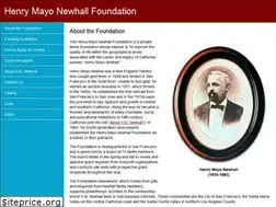 Sites similar to newhallfoundation.org