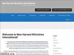 Sites similar to newharvest.org