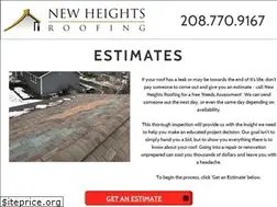Sites similar to newheightsroofing.com