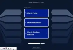 Sites similar to newhillchurch.com