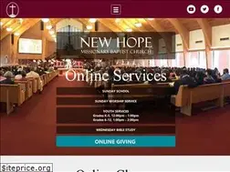 Sites similar to newhope-mbc.org