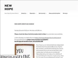 Sites similar to newhope316.org