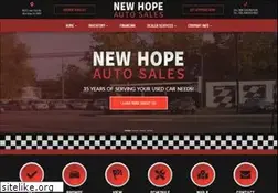 Sites similar to newhopeautosales.com