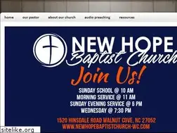 Sites similar to newhopebaptistchurch-wc.com