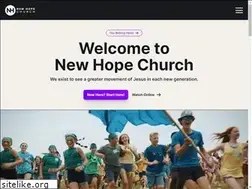 Sites similar to newhopechurch.cc