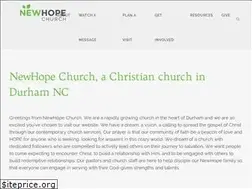 Sites similar to newhopechurch.org