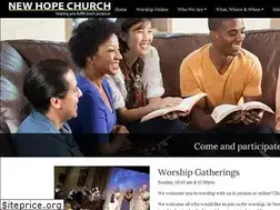 Sites similar to newhopechurch.us