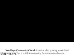 Sites similar to newhopecov.org
