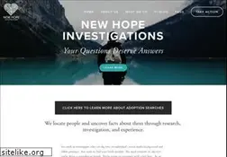 Sites similar to newhopeinvestigations.com