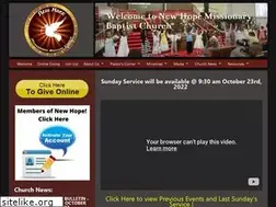 Sites similar to newhopembc.org