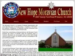 Sites similar to newhopemoravian.org