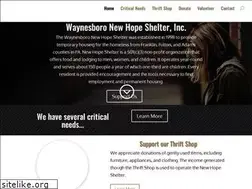 Sites similar to newhopeshelter.org