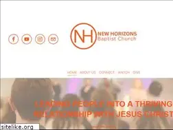 Sites similar to newhorizonsbc.com