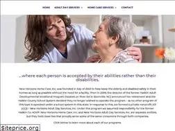 Sites similar to newhorizonshomecare.com