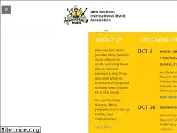 Sites similar to newhorizonsmusic.org