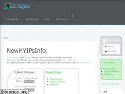 Sites similar to newhyips.info