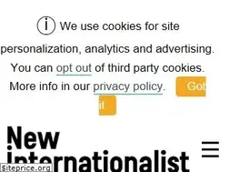 Sites similar to newint.org