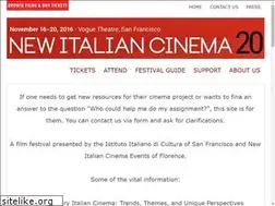 Sites similar to newitaliancinema.org