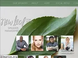Sites similar to newleafspeakers.com