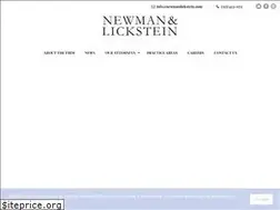 Sites similar to newmanlickstein.com