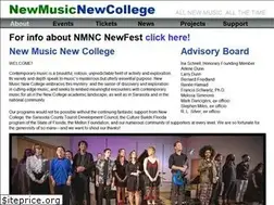 Sites similar to newmusicnewcollege.org