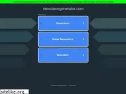 Sites similar to newnamegenerator.com