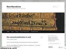 Sites similar to newnarratives.wordpress.com