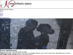 Sites similar to neworleansopera.org