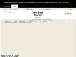 Sites similar to newparkmanorhotel.co.uk