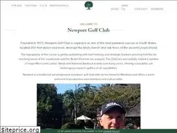 Sites similar to newportgolfclub.org.uk