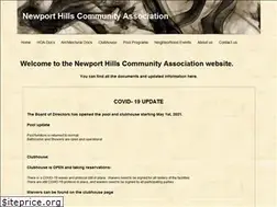 Sites similar to newporthillshoa.com